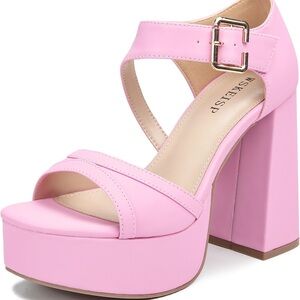 Pink Women's Platform Heels
